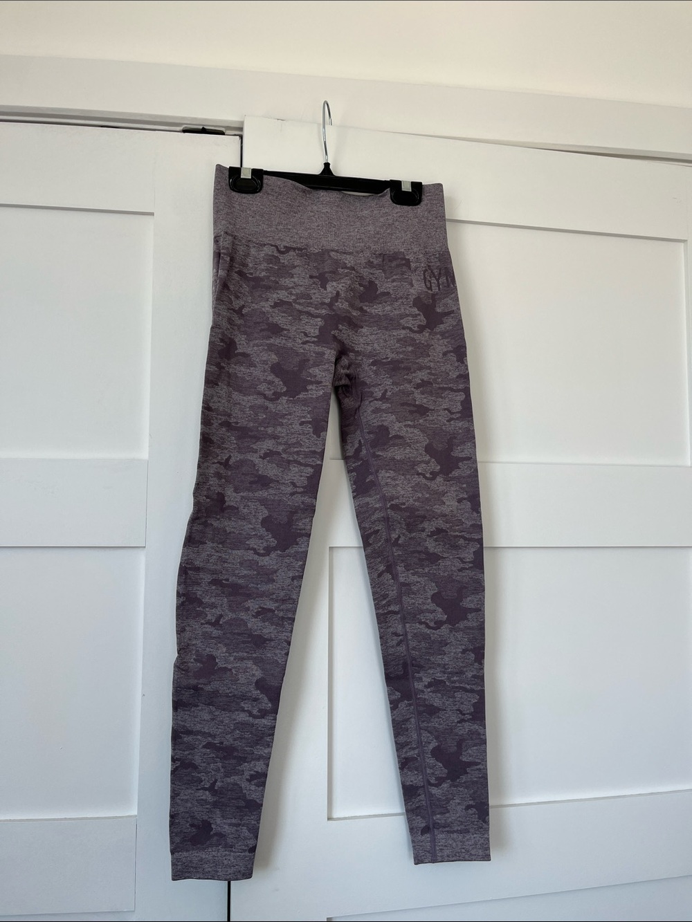 Gymshark Purple Camo High-Rise Seamless Leggings